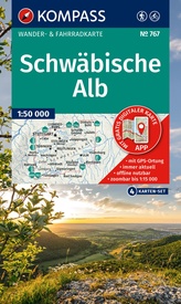 Wandelkaart 767 Schwäbische Alb | Kompass