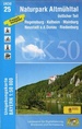 Wandelkaart 25 UK50 Bayern Naturpark Altmühltal, östlicher Teil | LVA Bayern