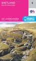 Wandelkaart - Topografische kaart 004 Landranger  Shetland - South Mainland | Ordnance Survey