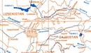 Wandelkaart - Topografische kaart Fann Mountains | EWP