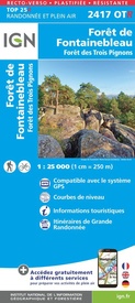 Wandelkaart - Topografische kaart 2417OTR Forêt de Fontainebleau | IGN - Institut Géographique National