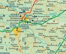 Wegenkaart - landkaart Pocket Map Somerset | Collins