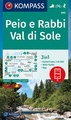 Wandelkaart 095 Peio e Rabbi - Val di Sole | Kompass