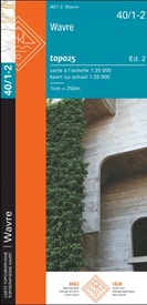  40/1-2 Topo25 Wavre | NGI - Nationaal Geografisch Instituut1