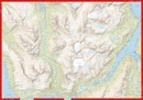 Wandelkaart Hoyfjellskart Tromso ost  - oost - Breivikeidet Laksvatn | Calazo