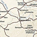 Wegenkaart - landkaart The ancient Silk Road | Odyssey