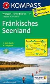 Wandelkaart 174 Fränkisches Seenland | Kompass