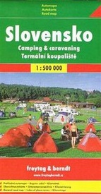 Wegenkaart - landkaart Campingkaart Slovensko Camping & Caravan ( Slowakije ) | Freytag & Berndt