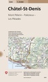 Wandelkaart - Topografische kaart 1244 Châtel-St-Denis | Swisstopo