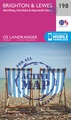 Wandelkaart - Topografische kaart 198 Landranger Active Brighton / Lewes / Haywards Heath | Ordnance Survey