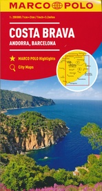 Wegenkaart - landkaart Costa Brava | Marco Polo