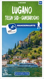 Wandelkaart 50 Lugano | Kümmerly & Frey