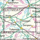 Topografische kaart - Wandelkaart 48 Discovery Offaly, Westmeath | Ordnance Survey Ireland