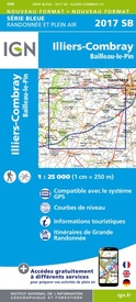 Wandelkaart - Topografische kaart 2017SB Illiers-Combray, Bailleau-le-Pin | IGN - Institut Géographique National