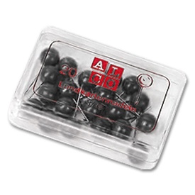 ★ Markeerspelden voor wandkaart Zwart | Alco