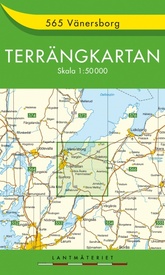 Wandelkaart - Topografische kaart 565 Terrängkartan Vänersborg | Lantmäteriet
