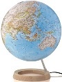 Wereldbol - Globe 17 Neon Classic ø 30 cm | Nederlandstalig | Met Verlichting | National Geographic