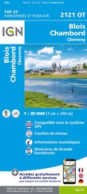 Wandelkaart - Topografische kaart 2121OT Blois - Chambord - Cheverny | IGN - Institut Géographique National
