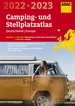 Wegenatlas - Campergids - Campinggids Camping- und Stellplatzatlas Deutschland - Europa 2022-2023 | ADAC