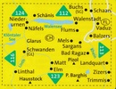 Wandelkaart 126 Glarnerland - Walensee - Pizol - Sarganserland | Kompass