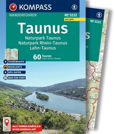 Wandelgids 5232 Kompass Wanderführer Taunus | Kompass