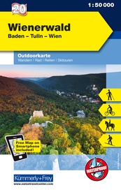 Wandelkaart 20 Outdoorkarte AT Wienerwald | Kümmerly & Frey