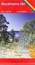 Wegenkaart - landkaart Stockholm provincie - Stockholms Lan | Kartförlaget