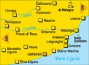 Wandelkaart 641 Alassio-Imperia | Kompass