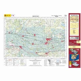 Topografische kaart 776 MT50 Montijo | CNIG - Instituto Geográfico Nacional1