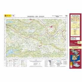 Topografische kaart 756 MT50 Herrera del Duque | CNIG - Instituto Geográfico Nacional1