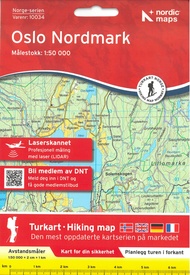 Wandelkaart - Topografische kaart 10034 Norge Serien Oslo Nordmark | Nordeca