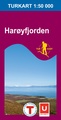 Wandelkaart 2699 Turkart Harøyfjorden | Nordeca