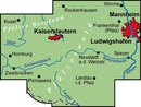 Fietskaart ADFC Regionalkarte Pfalz | BVA BikeMedia