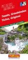 Wegenkaart - landkaart Road maps Tessin / Graubünden | Hallwag