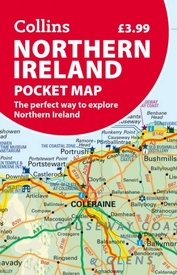 Wegenkaart - landkaart Pocket Map Northern Ireland pocket map | Collins