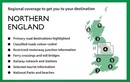 Wegenkaart - landkaart 4 OS Road Map Northern Engeland | Ordnance Survey