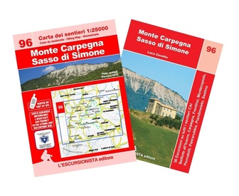 Wandelkaart 96 Carpegna - Sasso di Simone | L'Escursionista editore