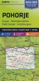 Wandelkaart - Fietskaart Pohorje | Kartografija