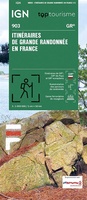Frankrijk GR routes - overzicht | itinéraires de grande randonnée