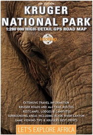 Wegenkaart - landkaart Kruger Nationaal park | Infomap