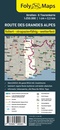 Wegenkaart - landkaart Foly Maps Route des Grandes Alpes | TVV Touristik Verlag