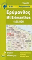 Wandelkaart 8.61 Mt. Erimanthos - Peloponessos | Anavasi
