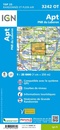 Wandelkaart - Topografische kaart 3242OT Apt | IGN - Institut Géographique National