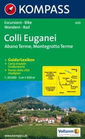 Wandelkaart 600 Colli Euganei-Abano Terme-Montegrotto Terme | Kompass