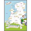 Kleurboek Nederland Speel- & kleurplaat | Very Mappy