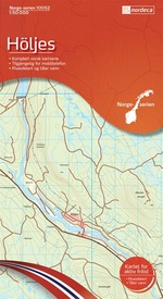 Wandelkaart - Topografische kaart 10052 Norge Serien Höljes | Nordeca