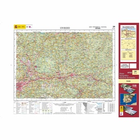 Topografische kaart 29 MT50 Oviedo | CNIG - Instituto Geográfico Nacional1