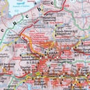 Wegenkaart - landkaart 05 (Geografische versie) Tibet - Bhutan - Nepal | Gizi Map