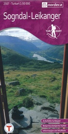 Wandelkaart 2507 Turkart Sogndal-Leikanger | Nordeca
