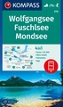 Wandelkaart 018 Wolfgangsee - Fuschlsee - Mondsee | Kompass